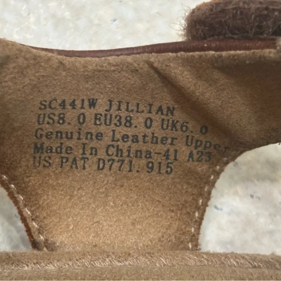 Aetrex Jillian Braided Quarter Strap Sandals Women’s 8 Brown - Picture 9 of 9